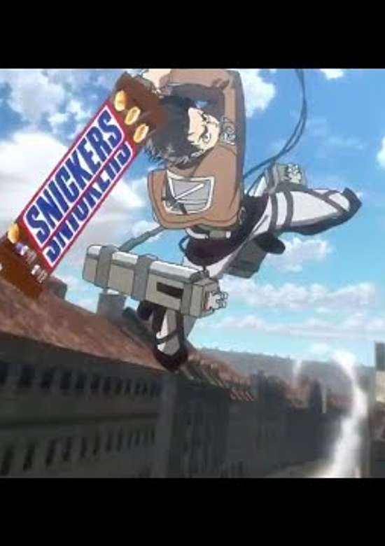 Snickers x Shingeki no Kyojin