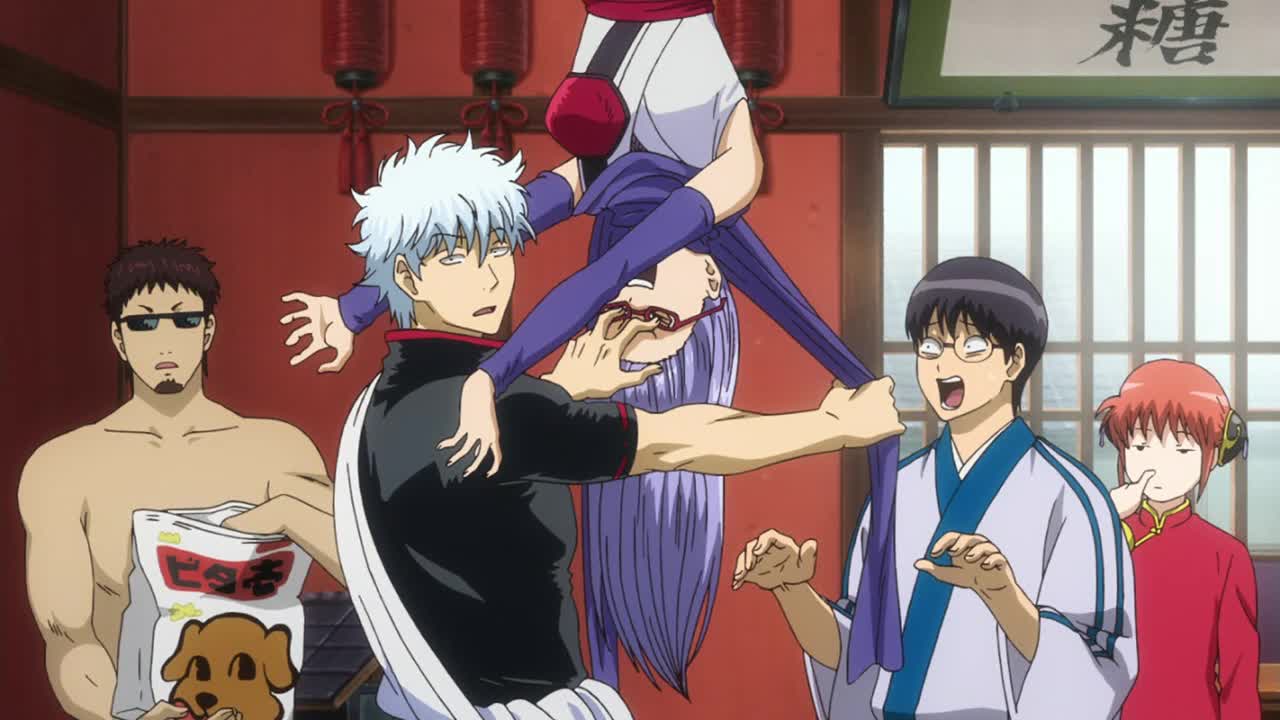Gintama°: Umai-mono wa Atomawashi ni Suru to Yokodorisareru kara Yappari Saki ni Kue