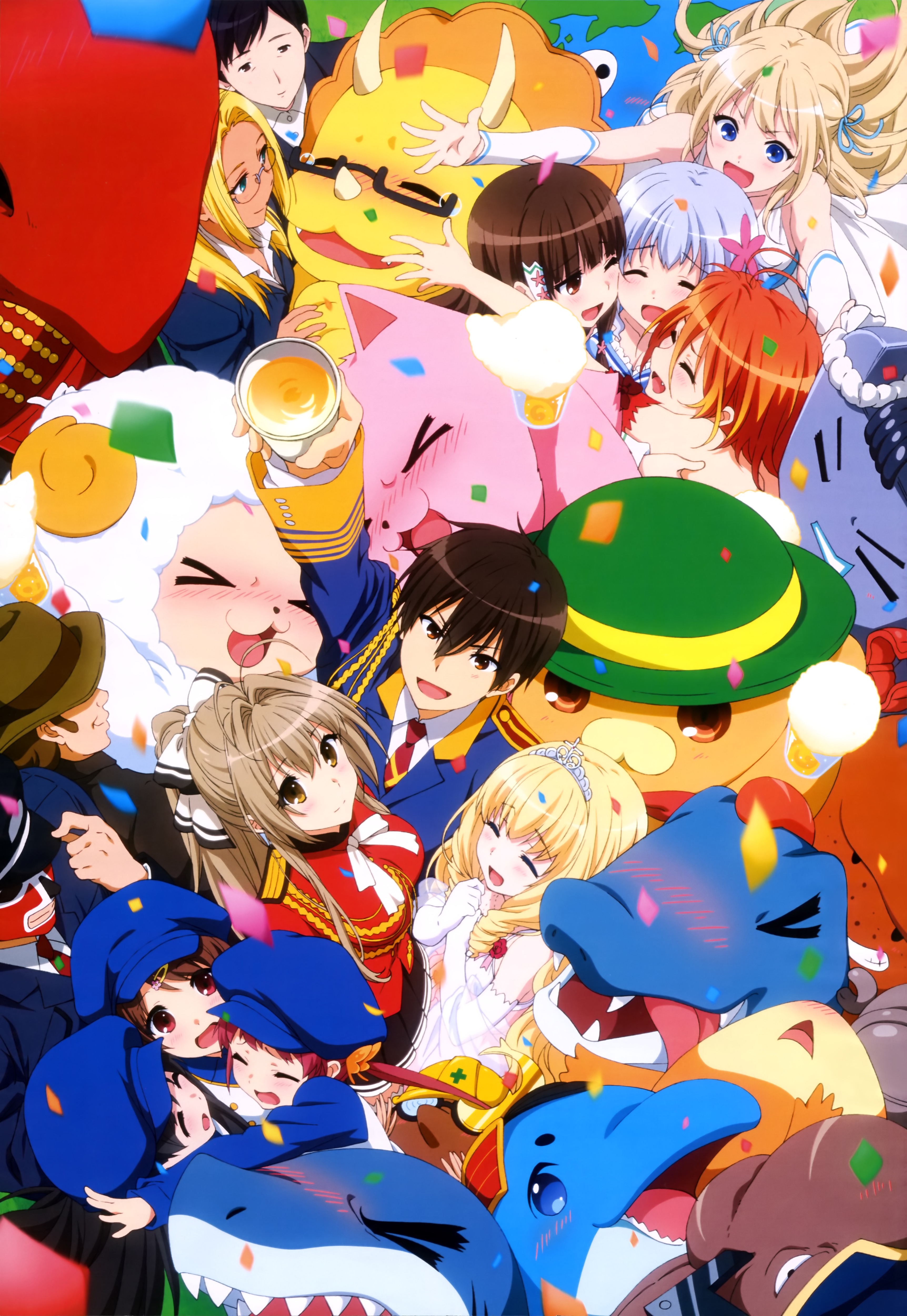 Poster for Amagi Brilliant Park: Nonbirishiteiru Hima ga Nai!