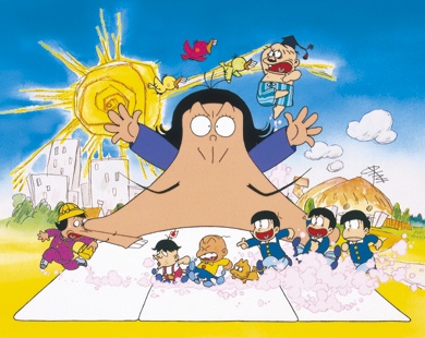 Poster for Osomatsu-kun (1988): Appare! Chibita no Onitaiji zansu