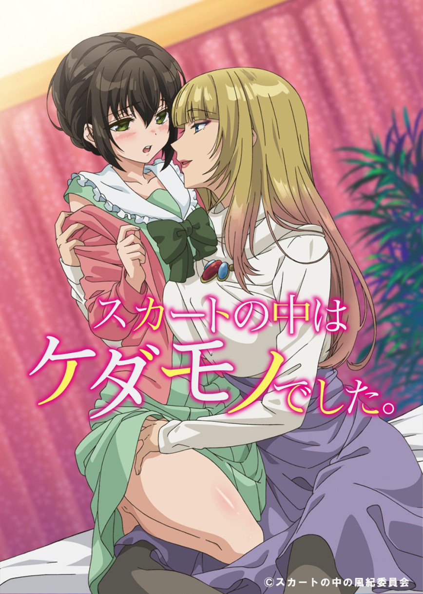 Poster for Skirt no Naka wa Kedamono Deshita.