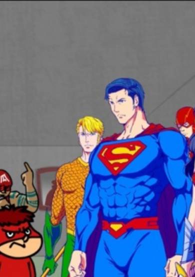 DC Super Heroes vs Taka no Tsume Dan Promotion Eizou cover