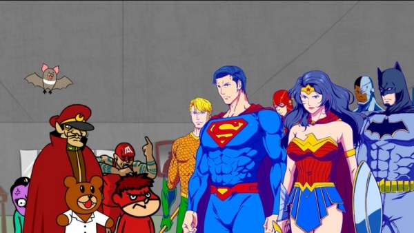 DC Super Heroes vs Taka no Tsume Dan Promotion Eizou