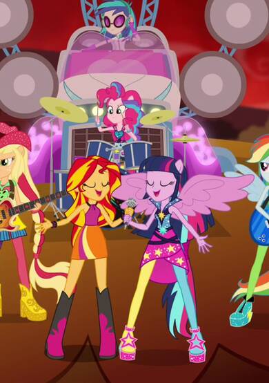 My Little Pony: Equestria Girls - Rainbow Rocks Encore Shorts cover