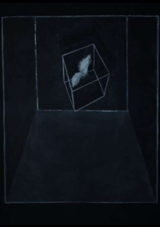 Angel inside a box