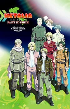 an image of 銀幕ヘタリア Axis Powers Paint it, White!