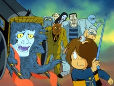 Poster for Spooky Kitaro: Crash!! The Great Rebellion of the Multi-Dimensional Yōkai