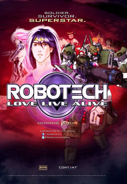 Poster for Robotech: Love Live Alive