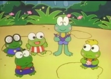 Poster for Keroppi in Let's Be Friends