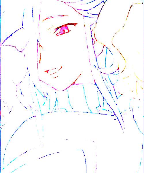 Shadow character portrait