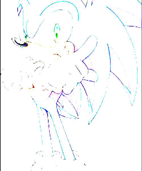 Sonic the Hedgehog character portrait