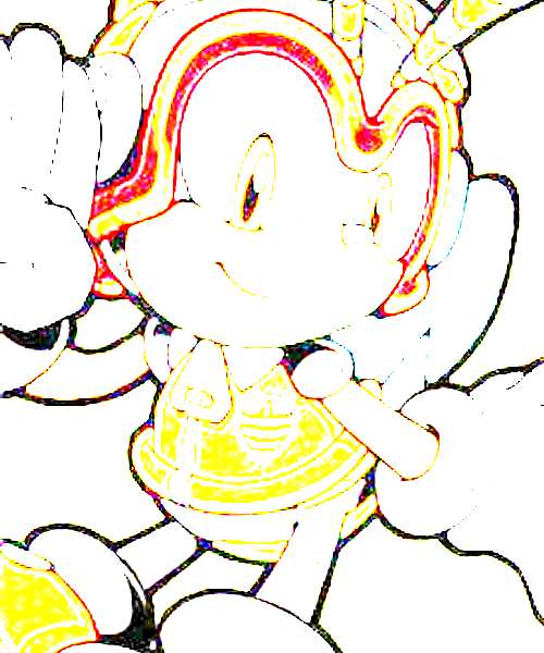 Charmy Bee character portrait