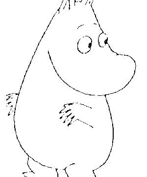 ภาพตัวละคร Moomintroll