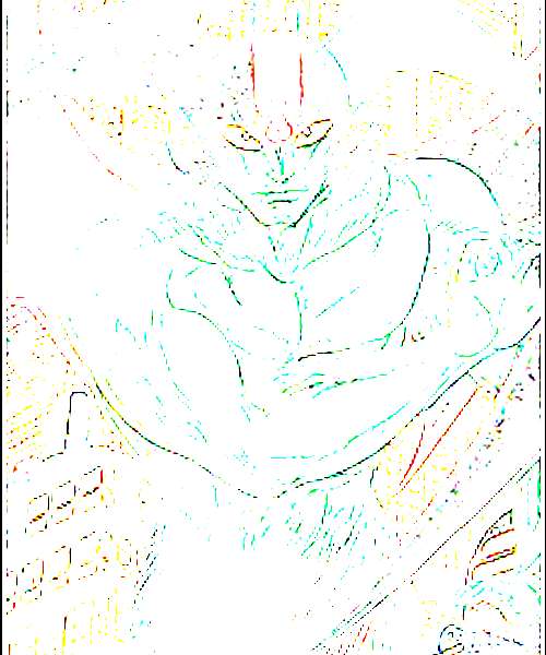 Devilman character portrait