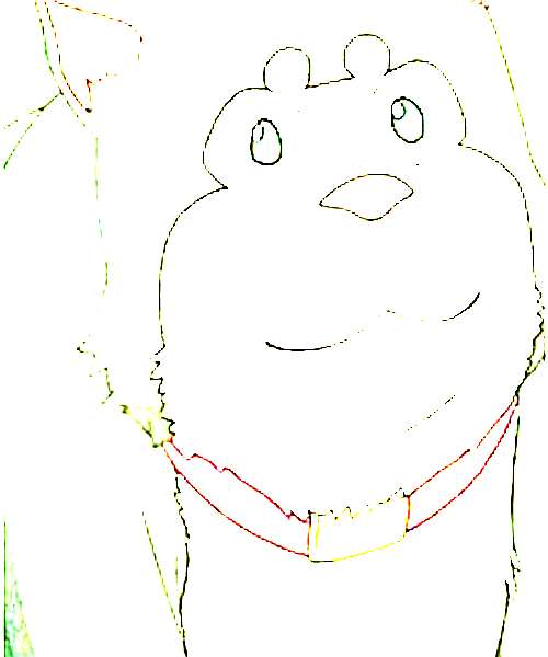 Black Hayate character portrait