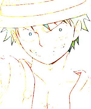 ภาพตัวละคร Luffy Monkey D.