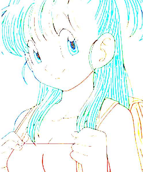 Bulma character portrait