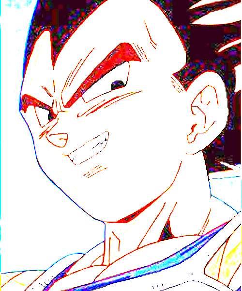 Vegeta character portrait
