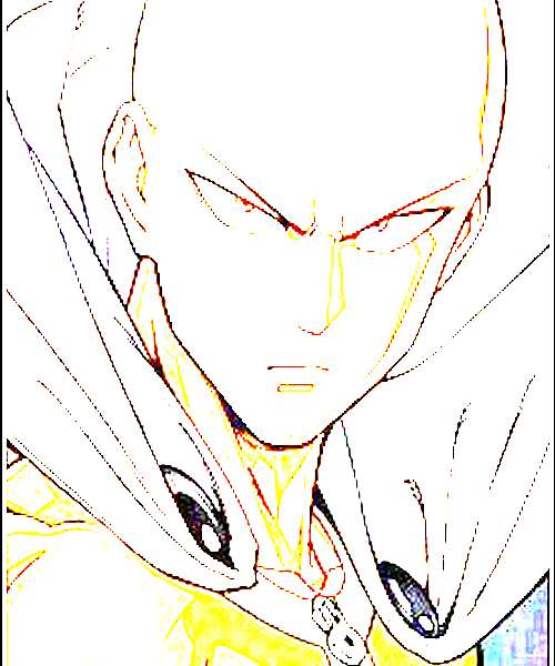 Saitama character portrait