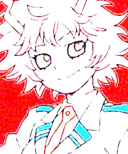 Mina Ashido character portrait