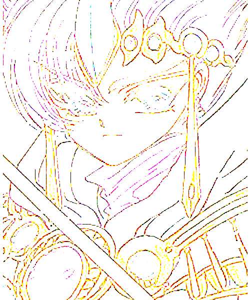 Clef character portrait