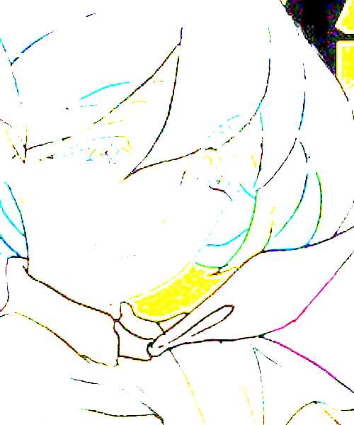 Diamond character portrait
