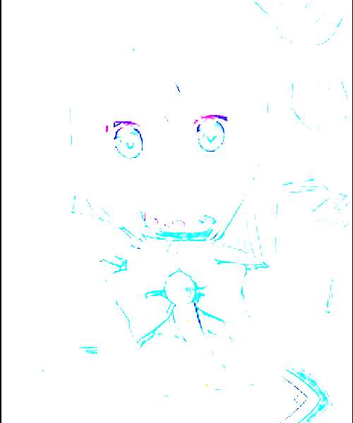 Aqua character portrait