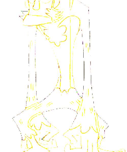Violence character portrait