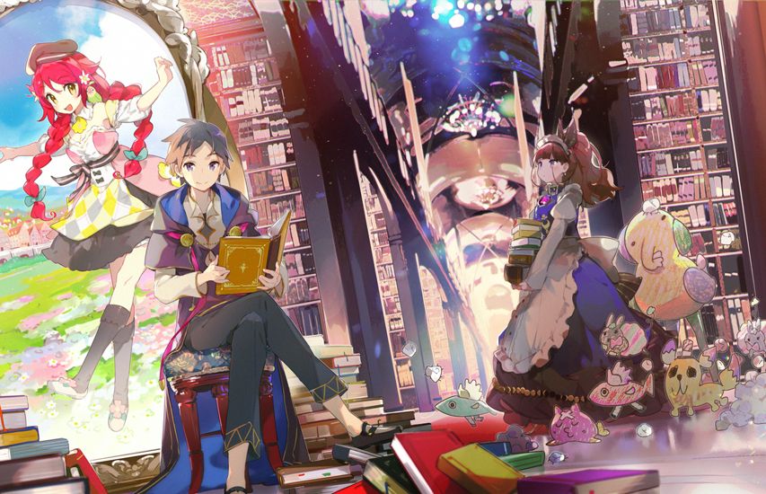 Kagami no Mukou no Saihate Toshokan: Kou no Yuusha to Itsuwari no Maou