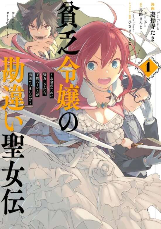 Binbou Reijou no Kanchigai Seijo-den: Okane no Tame ni Doryoku Shitetara, Ouzoku Harem ga Dekite imashita!?